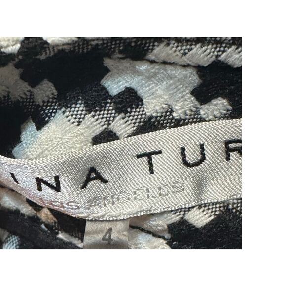 Trina Turk · Houndstooth Flare Pants · Black and White · Bell Bottom · Size 4 - Picture 8 of 8